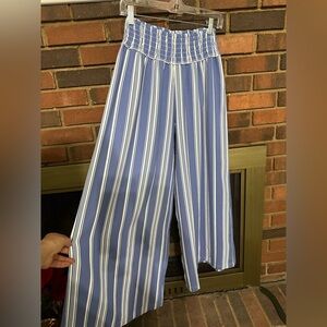 #6)  very comfortable waist and  wide leg pants excellent condition.